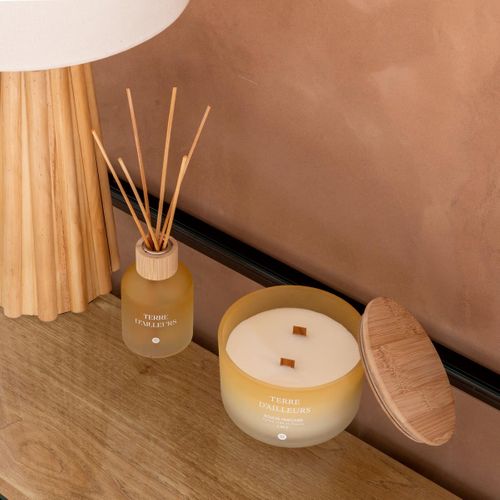 Bougie Parfumée En Verre "sana" 420g Terre D'ailleurs