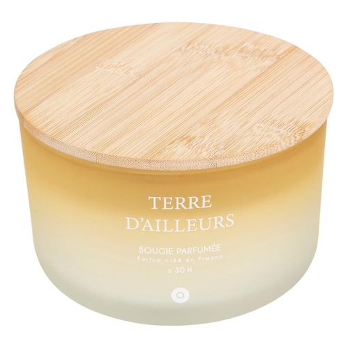 Bougie Parfumée En Verre "sana" 420g Terre D'ailleurs