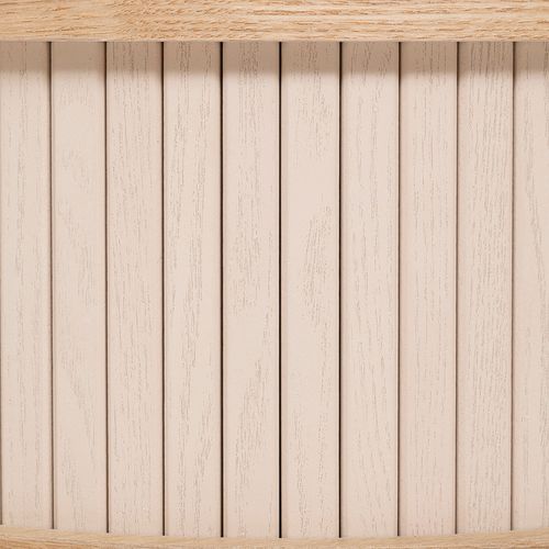 Chevet Rond 2 Portes Crème Nysos Atmosphera