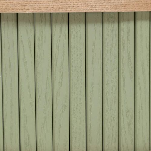 Chevet Rond 2 Portes Vert Nysos Atmosphera