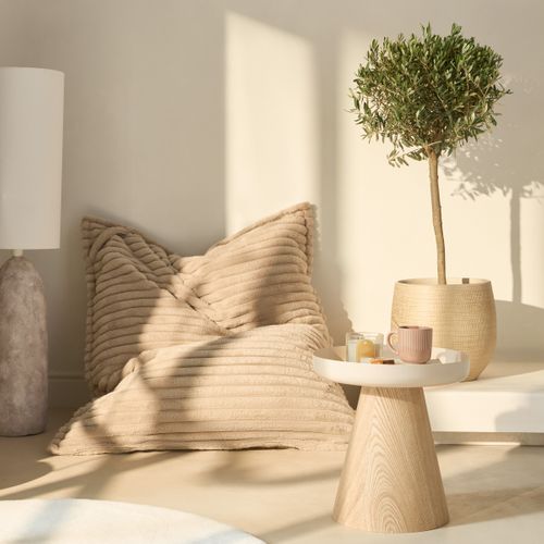 Bout de canapé HERCYNA Imitation chêne