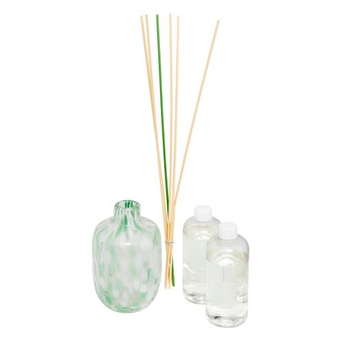 Diffuseur De Parfum En Verre "mancha" 850ml Fleur De Lin