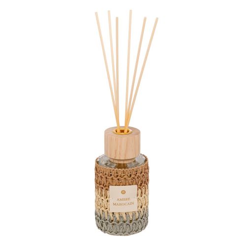 Diffuseur De Parfum En Verre "zaya" 220ml Ambre Marocain