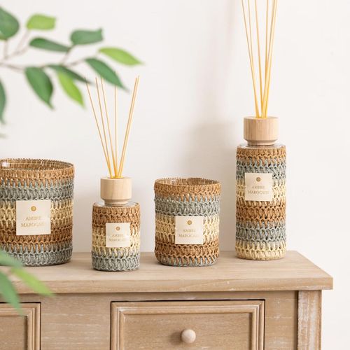 Diffuseur De Parfum En Verre "zaya" 500ml Ambre Marocain