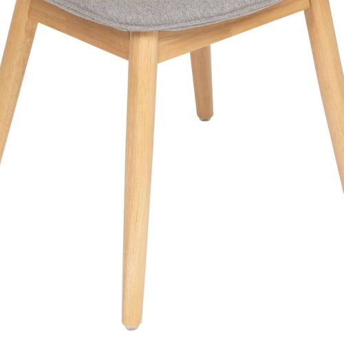 Chaise De Bureau Ou Chaise Visiteur Tissu Gris Chiné H 86 Cm