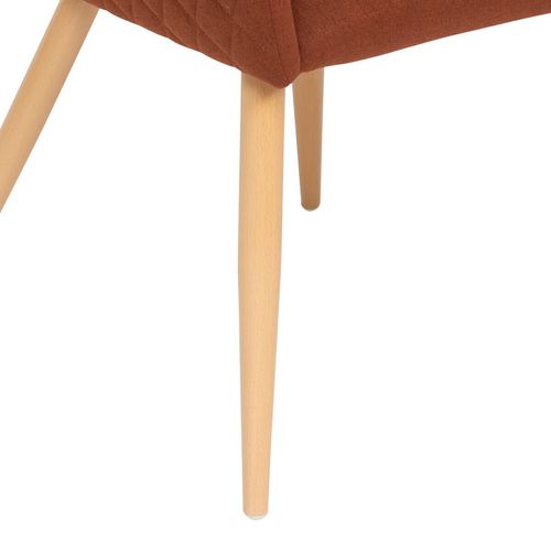 Fauteuil Repas Tissu Ambre Marlo Atmosphera