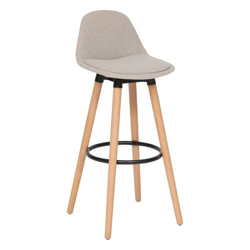 Tabouret Bar Maxon Tissu Beige