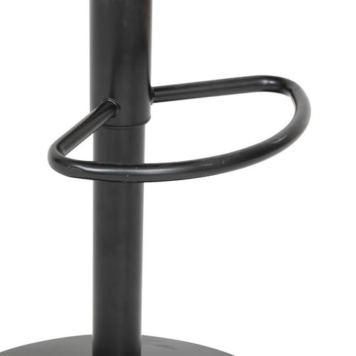 Tabouret De Bar Pivotant Ajustable Delek Tissu Gris