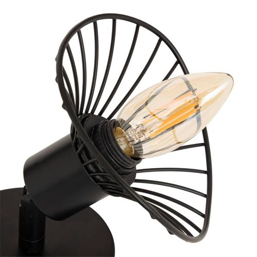 Applique Adelia 10 Cm Métal Noir Atmosphera