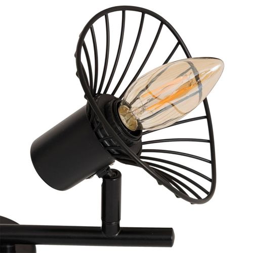 Applique 2 Lampes Adelia Métal Noir Atmosphera