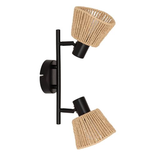 Applique 2 Lampes Myha Métal Et Corde Atmosphera