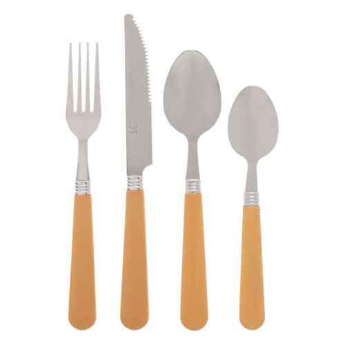 Ménagère 24 Pièces "colorama" 24cm Jaune