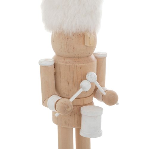 Casse-Noisette En Bois Décoré Or - 42 Cm - Déco Noël Maison & Sapin - Ornement Festif