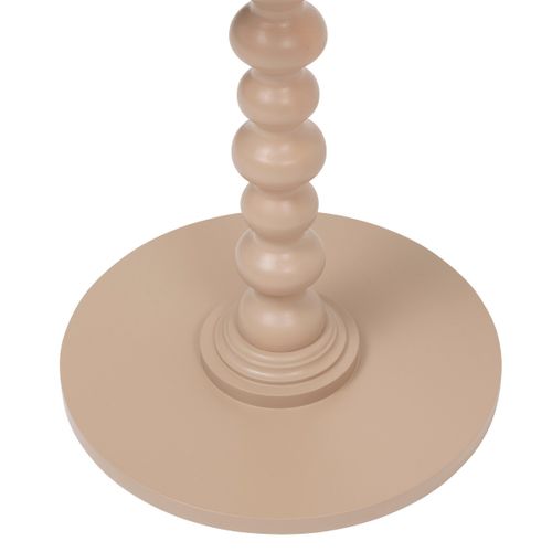 Table à Café Table D'appoint Bois Beige Noisette D 38 Cm