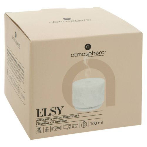 Diffuseur Huiles Essentielles "elsy" Marbre 100ml