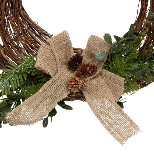 Couronne Branches D.35cm Bois Naturel