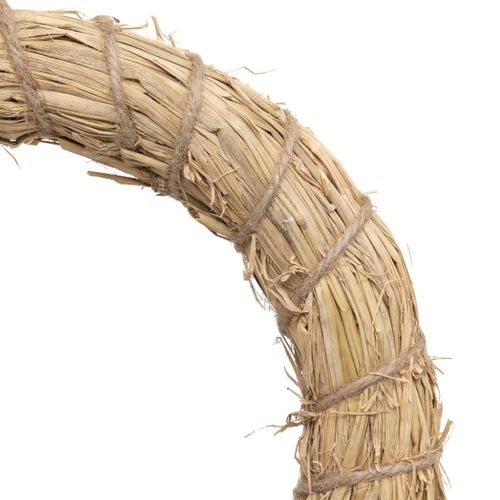 Couronne De Noël En Paille D 25 Cm