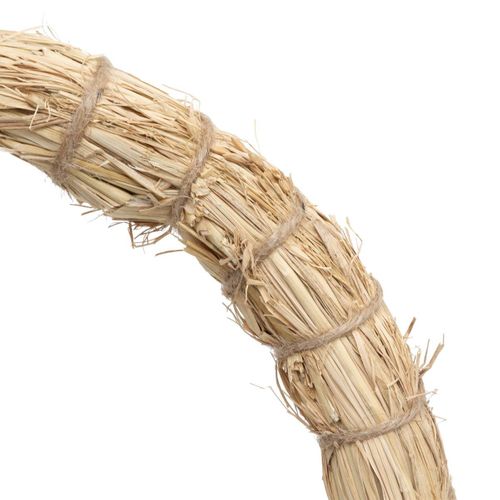 Couronne De Noël En Paille D 33 Cm