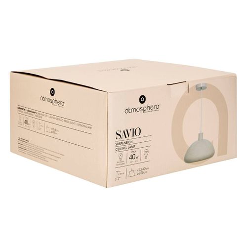 Suspension "savio" Noir D27,5cm