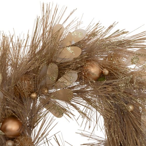 Couronne De Noël D 34 Cm Doré