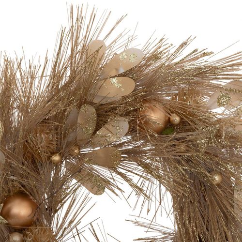 Couronne De Noël D 34 Cm Doré