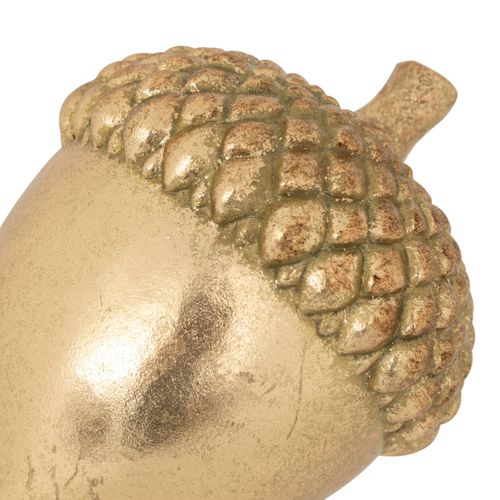 Déco De Noël Gland  Doré H 13.5 Cm