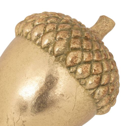 Déco De Noël Gland  Doré H 13.5 Cm