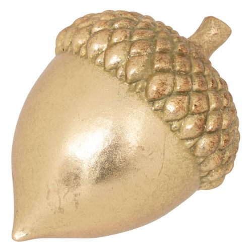 Déco De Noël Gland  Doré H 13.5 Cm