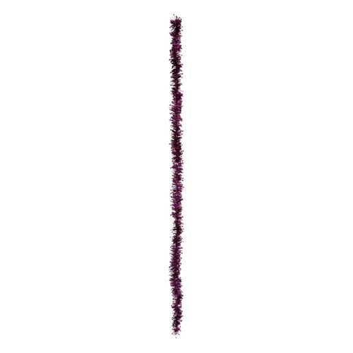 Guirlande De Noël Large 10 Cm Avec Étoiles Laser Violet Longueur 2 Mètres