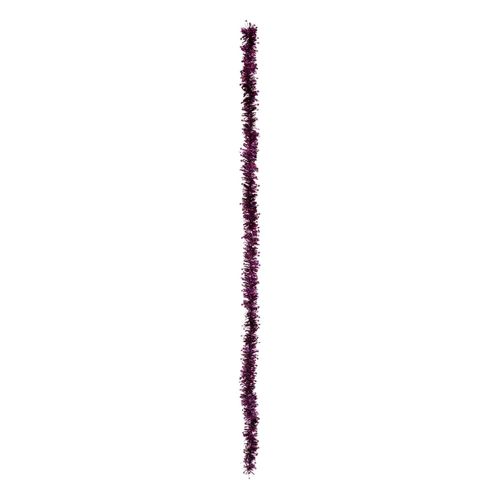 Guirlande De Noël Large 10 Cm Avec Étoiles Laser Violet Longueur 2 Mètres