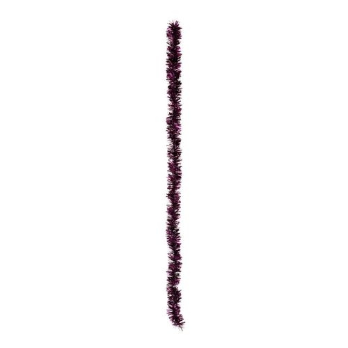 Guirlande De Noël Large 10 Cm Violet Mixte Brillant Et Mat Longueur 2 Mètres