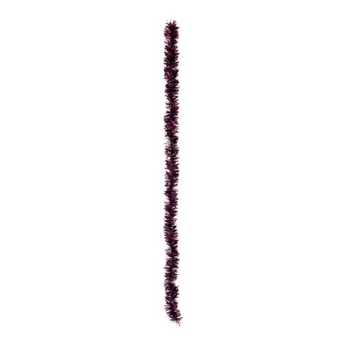Guirlande De Noël Large 10 Cm Violet Mixte Brillant Et Mat Longueur 2 Mètres