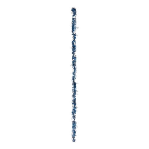 Guirlande De Noël Large 15 Cm Bleue Déco Feuilles De Houx Longueur 2 Mètres