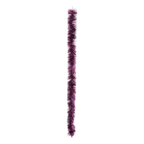 Guirlande De Noël Boa Large 15 Cm Violet Longueur 2 Mètres