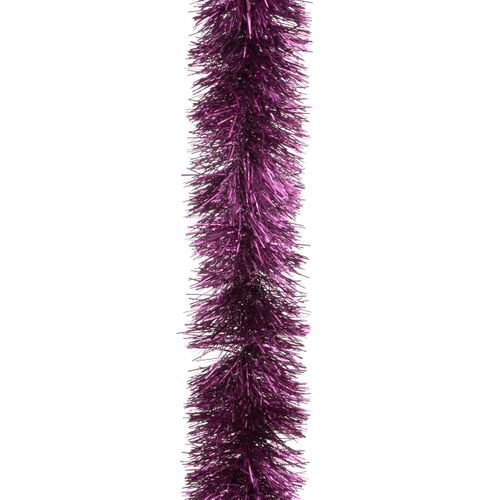 Guirlande De Noël Boa Large 15 Cm Violet Longueur 2 Mètres