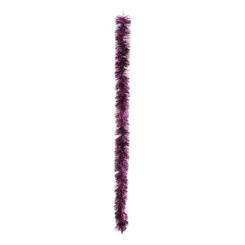 Guirlande De Noël Boa Large 15 Cm Violet Longueur 2 Mètres