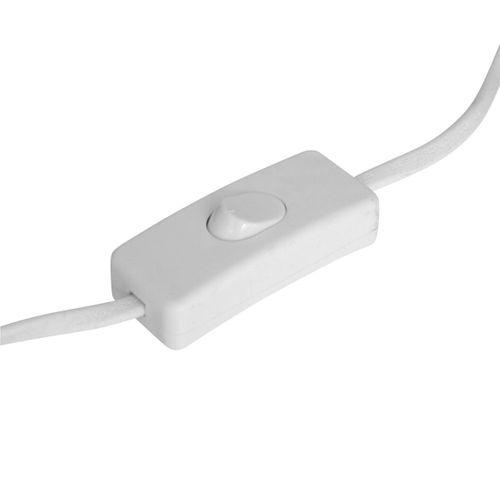 Lampe à Poser Champignon Secteur Gibus Gris H45,5cm