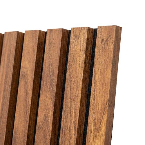 Panneau Mural Décoratif Colva Bois Foncé 240x60 Cm