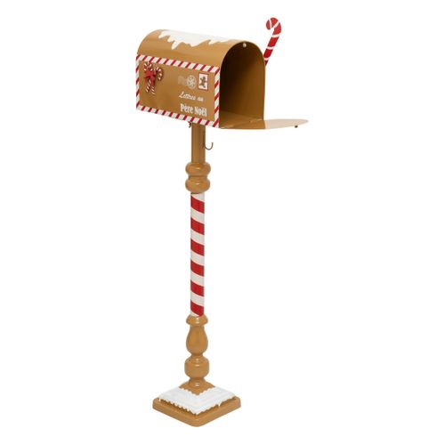 Grande Boite Aux Lettres Pain D'épice En Métal Imprimé H 100 Cm