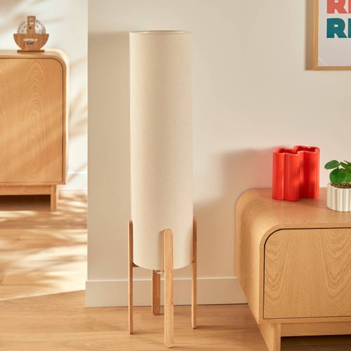 Lampadaire Droit Secteur Rafa Beige H107cm