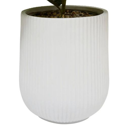 Hortensia Artificielle En Pot "mika" 100cm Blanc