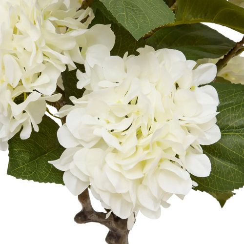 Hortensia Artificielle En Pot "mika" 100cm Blanc