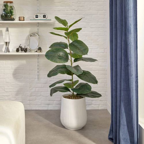 Ficus Artificiel En Pot "sky" 145cm Vert