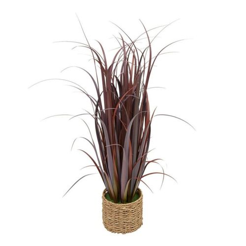 Plante Artificielle Bunch De Lin "zya" 122cm Rouge