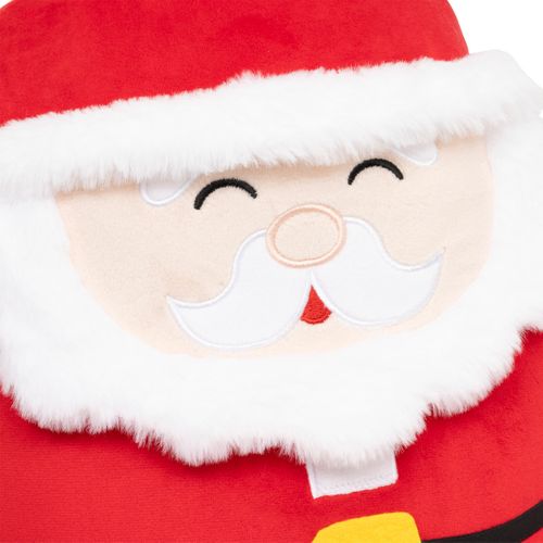 Déco De Noël Peluche Père Noël Rouge Et Blanc H 35 Cm