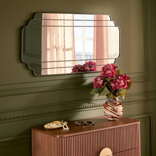 Miroir Mural Benedita Noir 100x50cm