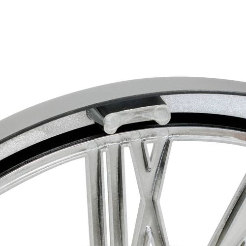 Horloge Ricky Argent D40cm