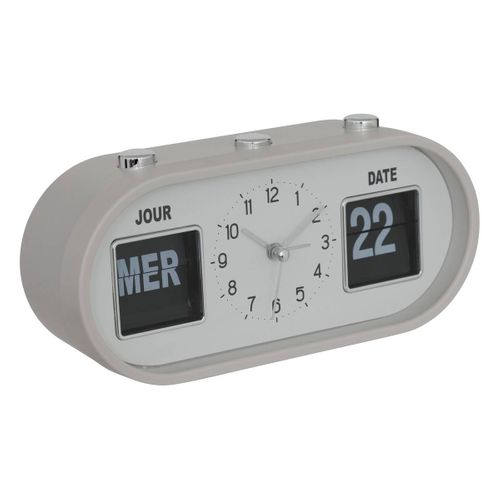 Réveil Edouard Crème 20x9,5cm