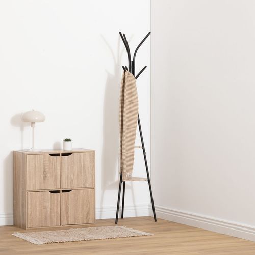 Etagère 4 Cases Effet Bois Mix'n Door - Beige