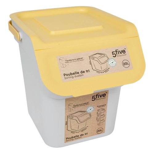 Poubelle De Tri En Plastique 20l